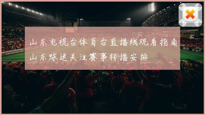 山东电视台体育台直播线观看指南山东球迷关注赛事转播安排